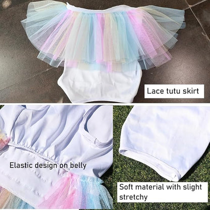 ANIAC Dog Vest Skirt Puppy Princess Dresses Cute Birthday Tutu Skirt Doggy Wedding Outfit Pet Clothing for Cats and Small Medium Dogs (White