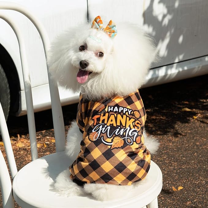 CuteBone Thanksgiving Dog Pajamas Costumes Pet Clothes Cat P261L