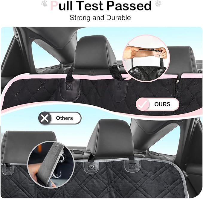 Dog Car Seat Cover for Back Seat
