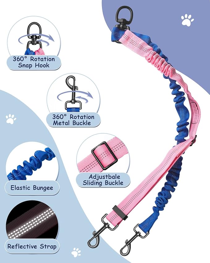 Vastar Double Dog Walker 2 Dogs