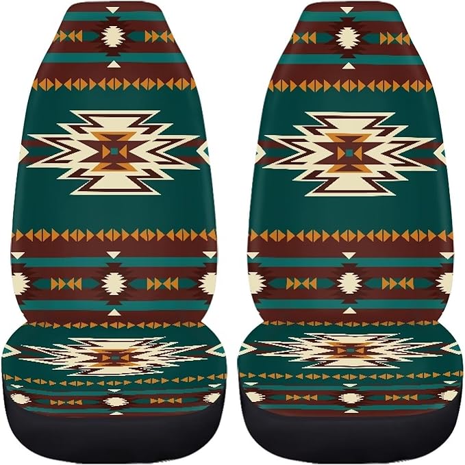 Tribal Aztec Seat Covers for Cars Front Seat