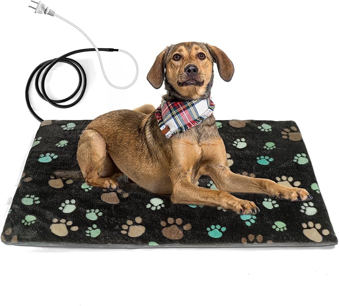 Dog Heating Pad 32x20in Waterproof Pet Heating Pad for Dogs