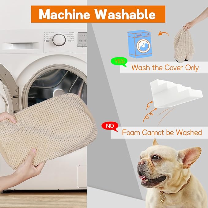 Supet Dog Stairs for Small Medium Large Dogs to Get on Bed