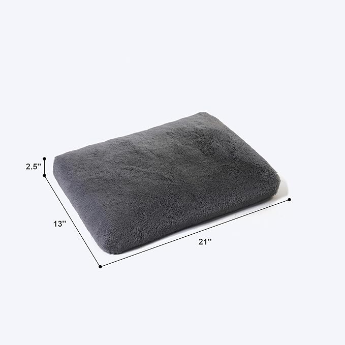 Plush Dog Crate Bed 21"x13")