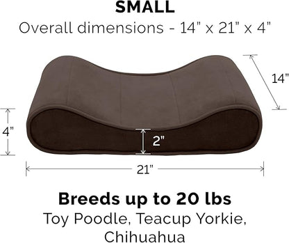 Furhaven Replacement Dog Bed Cover Microvelvet Contour Luxe Lounger