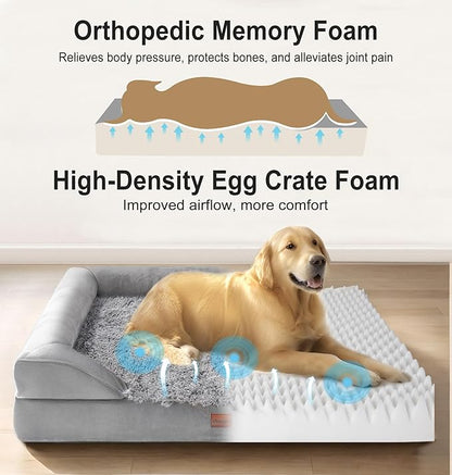 Gimars Orthopedic Thicken Egg Foam Ultra Soft Dog