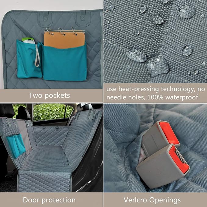 BYGD Dog Car Seat Cover Waterproof 60"x 56"