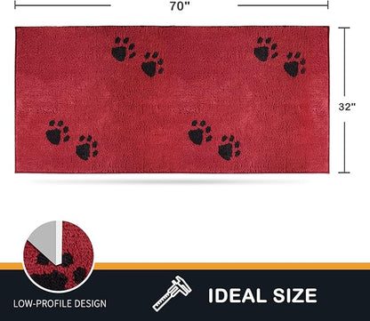 PURRUGS Dirt Trapper Door Mat 32" x 70"