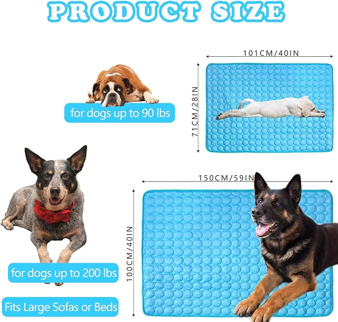 Dog Cooling Mat 59" x 40"