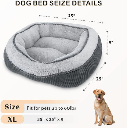 SIWA MARY Dog Beds for Small Medium Large Dogs & Cats. Washable Pet Bed