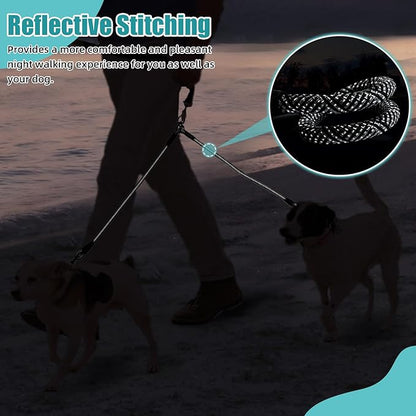 2 Dog Leash 360° Swivel 2 Dogs