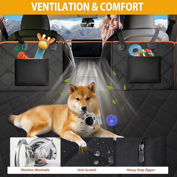 Back Seat Extender for Dogs 400lb, Hard