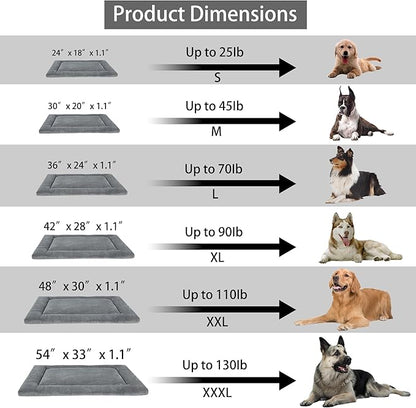 KHONSU PET Dog Bed Mat (S(24”x 18”))