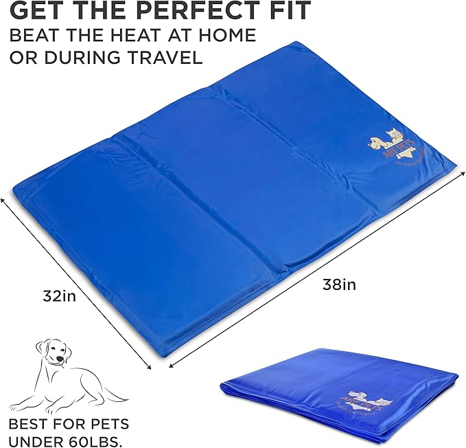 Arf Pets Dog Self Cooling Mat Pad for Kennels 16" x 20"