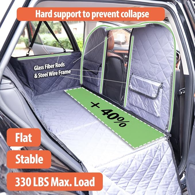 Heavy Duty Back Seat Extender for Dogs