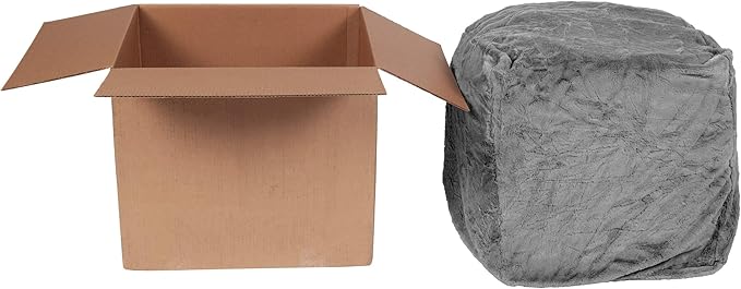 Furhaven Soft & Cozy Dog Bed for Large/Medium Dogs 55 lbs 23.6"L x 23.6"W x 23.6"Th