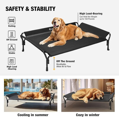 Veehoo Cooling Raised Dog Bed