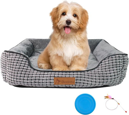 Dog Bed for Small Dogs Cat，20×19x6, Gray
