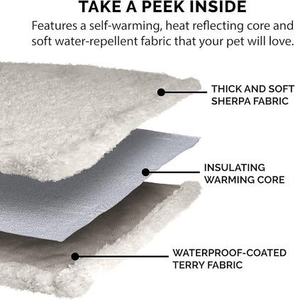 Furhaven Waterproof & Self-Warming Throw Blanket for Dogs & Indoor Cats