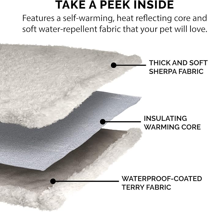 Furhaven Waterproof & Self-Warming Throw Blanket for Dogs & Indoor Cats