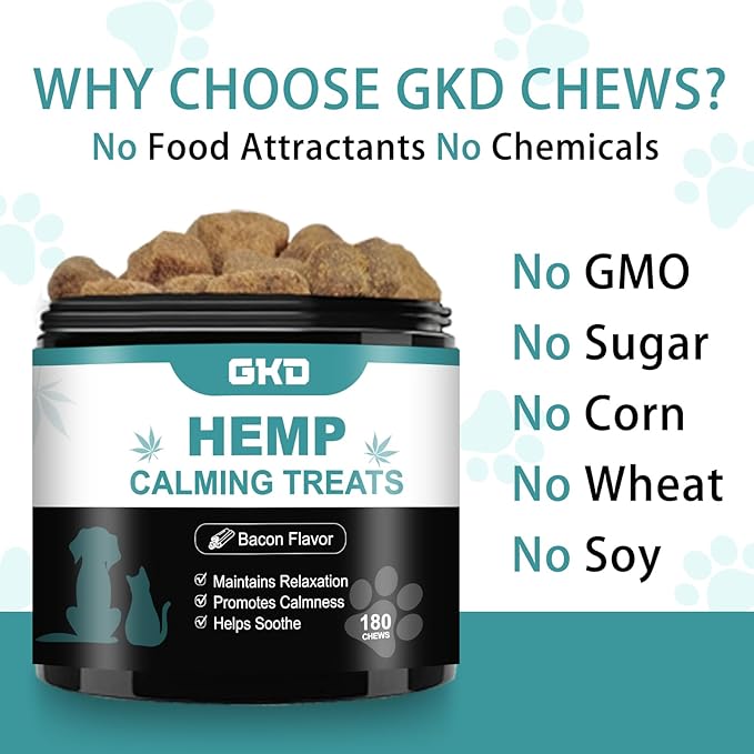 GKD Dog Calming Treats for Hyper Dogs