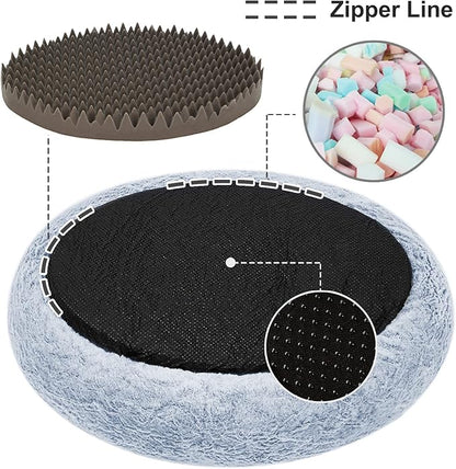 N&V Medium Orthopedic Donut Dog Bed