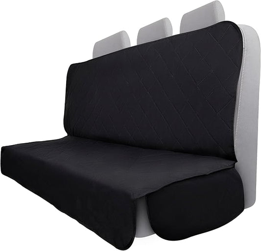 Custom Accessories Black Quilted Rear Seat Pet Protector