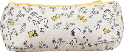 Snoopy & Woodstock Cuddler Dog Bed in Beige 24" x 19" x 8"