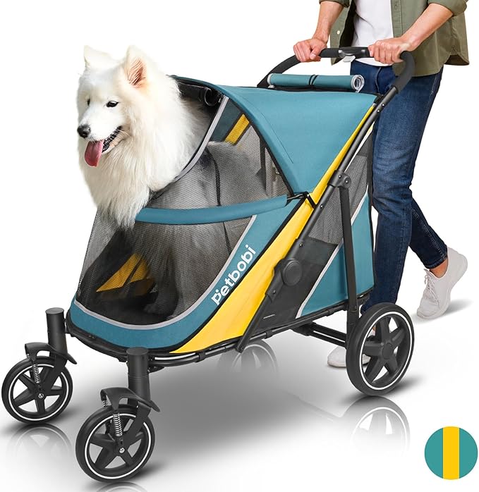 Petbobi Dog Stroller for Medium Dogs 80 lbs