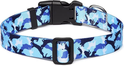 Adjustable Dog Collar with Patterns