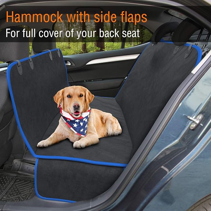Active Pets Dog Car Seat Cover Car Seat Protector- Dog Seat Cover for Back Seat of SUVs