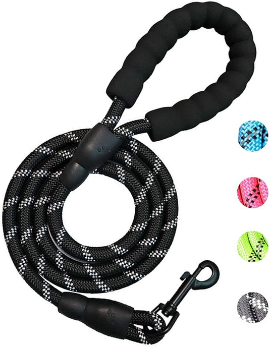 PETANK Slip Leads for Dogs 5 FT with Soft Padded Handle 5FT*2/5")