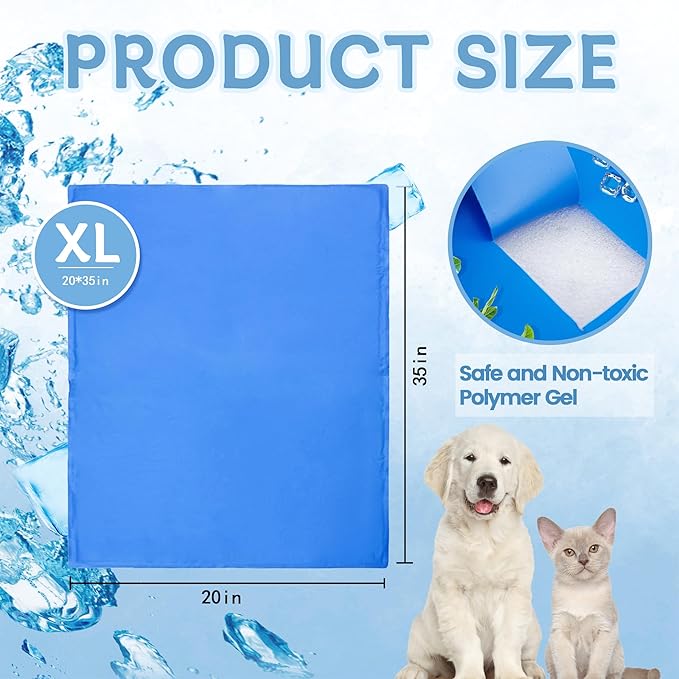 Dog Cooling Mat 35x20 Inch