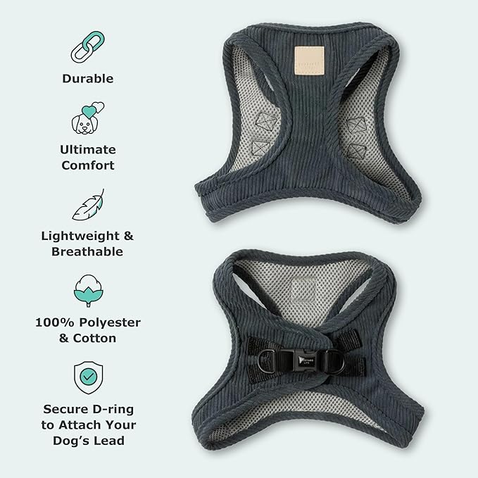 FuzzYard Life Corduroy Step in Dog Harness