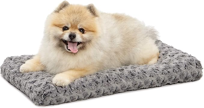 MidWest Homes for Pets Deluxe Dog Beds 1-Year Warranty,Gray