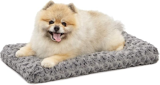 MidWest Homes for Pets Deluxe Dog Beds 1-Year Warranty,Gray