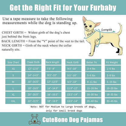 CuteBone Turtleneck Dog Pajamas Pet Clothes Thermal Dralon Onesie Cashmere High-Necked Puppy Pjs Coat GP05S