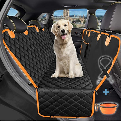 Dog Car Seat Cover for Back Seat Flaps,100% Waterproof