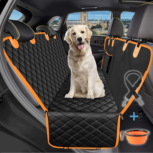 Dog Car Seat Cover for Back Seat Flaps,100% Waterproof