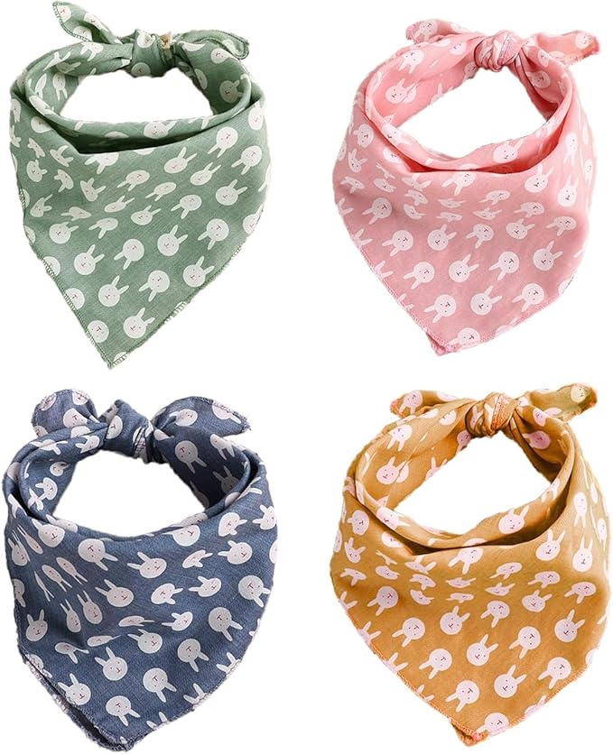 4 Pack Dog Bandana