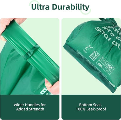 125 Count Cat Litter Bags for Poop Biodegradable