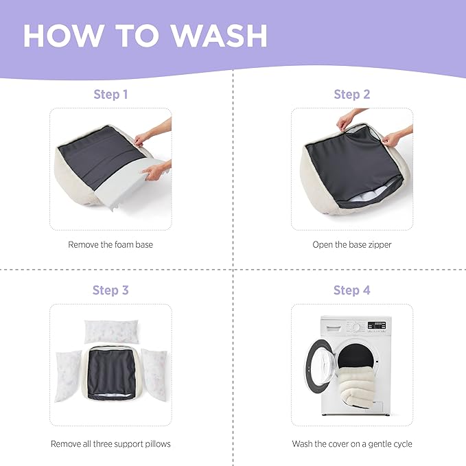 Lesure Orthopedic Dog Bed Sofa for Small Dogs & Cats Foam(24" x 18" x 9.5", Blue)