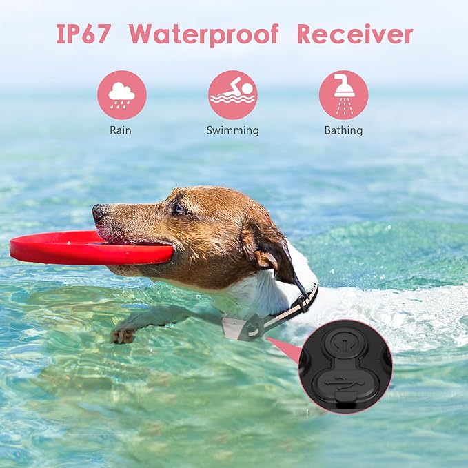 Dog Shock Collar IP67 Waterproof 3 Training