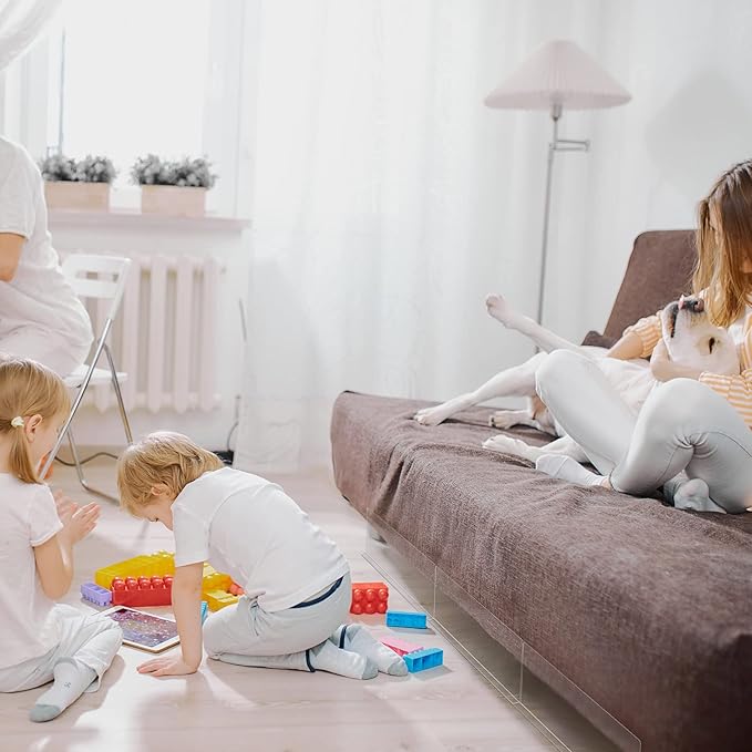 Under Bed Blocker for Pets 8 Pack 4 inches