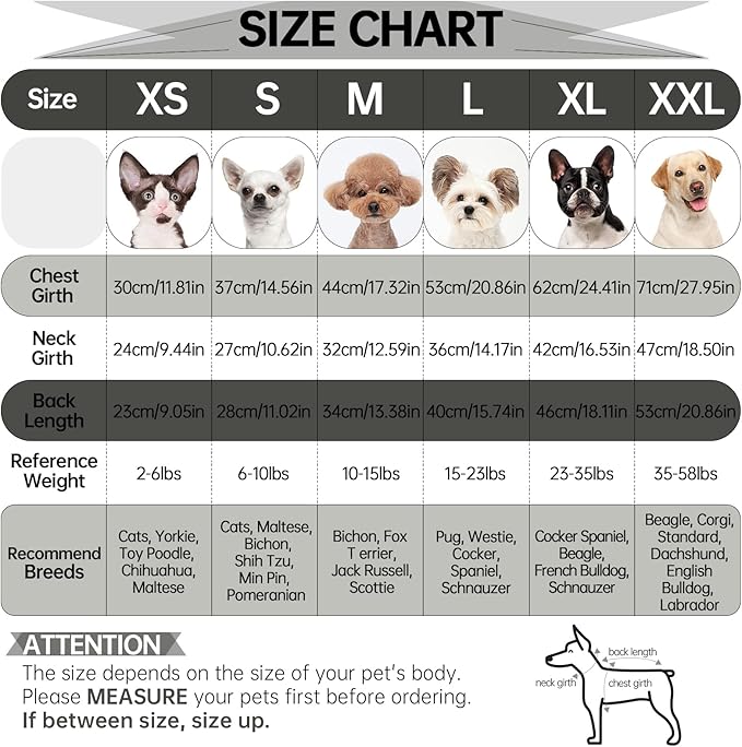 BRKURLEG Small Dog Sweaters