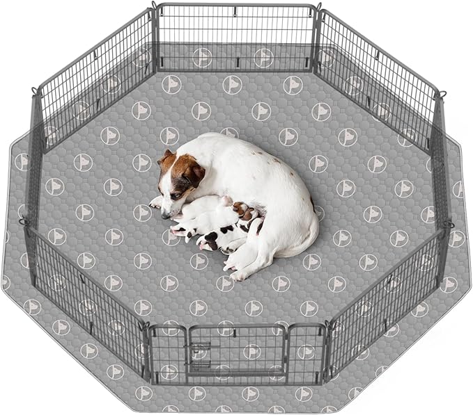 PJYucien Reusable Pee Pads for Dogs 26'' Per 67'' Diagonal 24'' Width 8 Panels