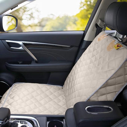 Deluxe Dog Seat Cover for Front Seat-More Durable Waterproof Front Seat Protector