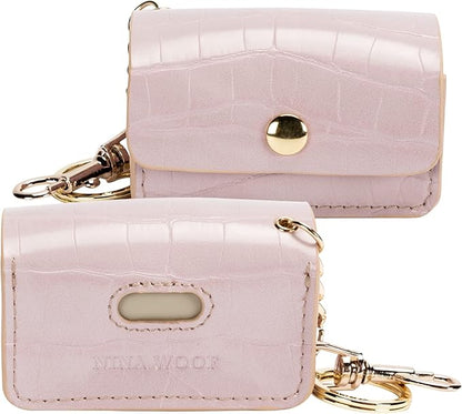 Leather Poop Bag Holder- Versatile Vegan Leather Waste Bag Holder for Dog Poop