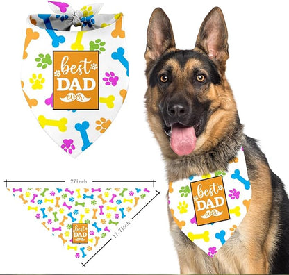 Best Dad Ever Dog Bandana (C13)