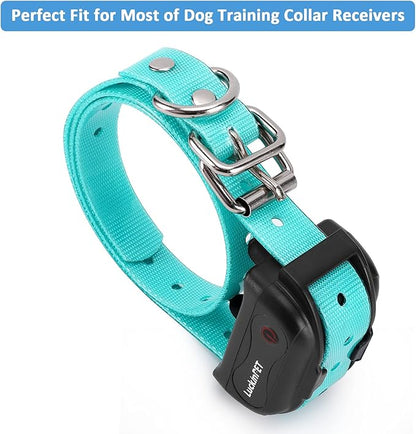 Replacement Collar Strap 3/4',Adjustable,Metal Buckled,Waterproof Pack2)